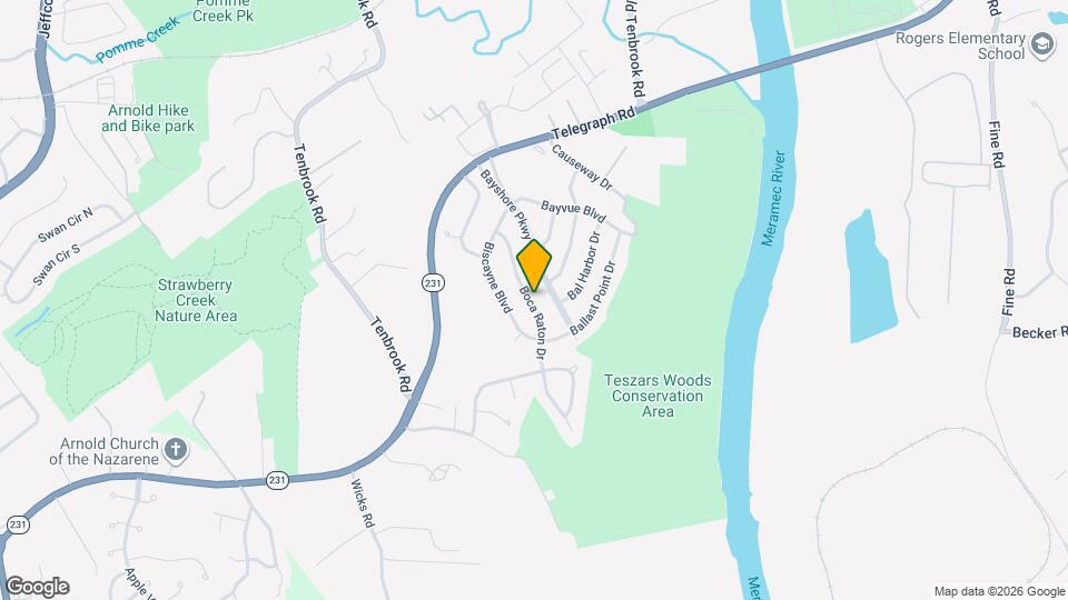 3335 Boca Raton Dr Map and Location Details