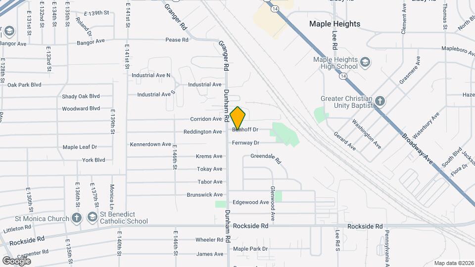 15304 Benhoff Dr Map and Location Details