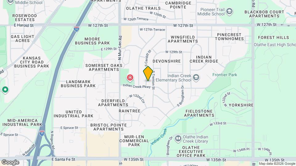 13033 S Cardiff St Map and Location Details