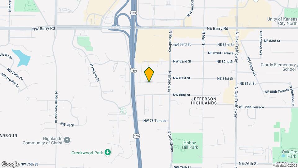 701 NW 80th Ter Map and Location Details