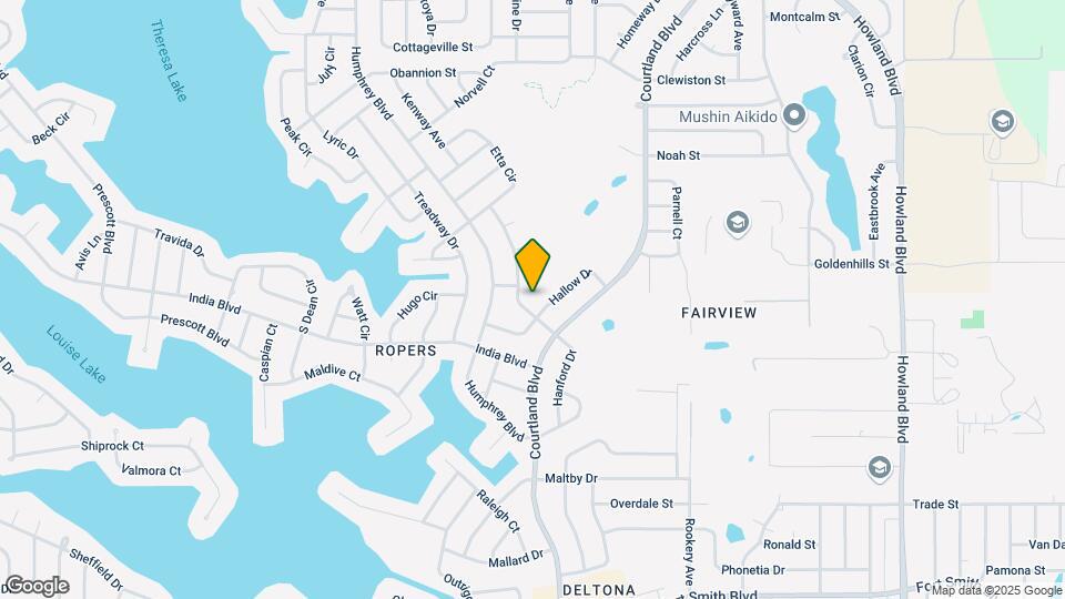 961 Hanford Dr Map and Location Details