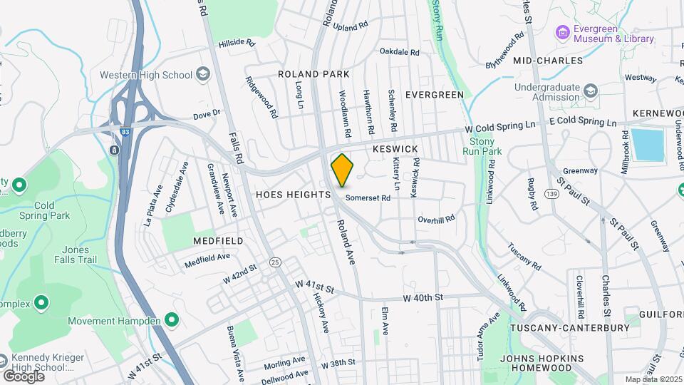 610 Somerset Rd Map and Location Details
