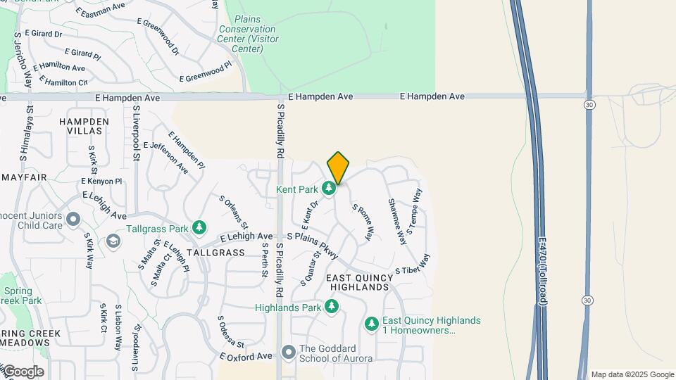 3750 S Quemoy Way Map and Location Details
