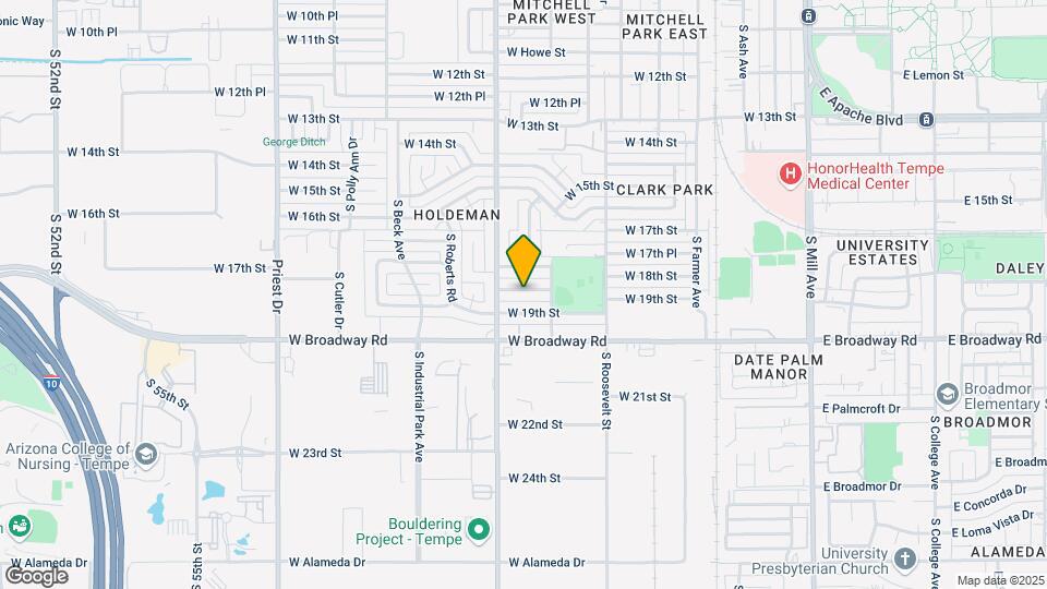 803 W 18th St Map and Location Details