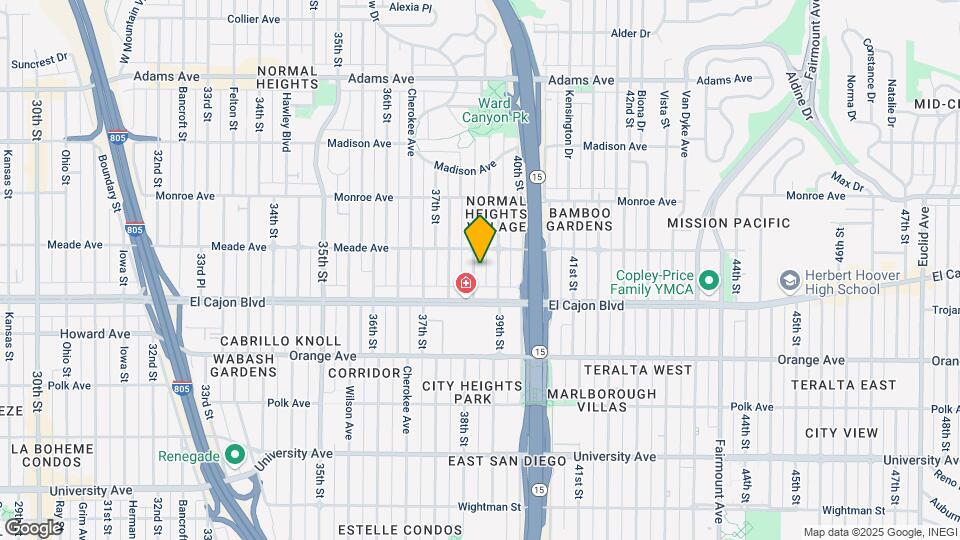 4359-4361 38th St Map and Location Details
