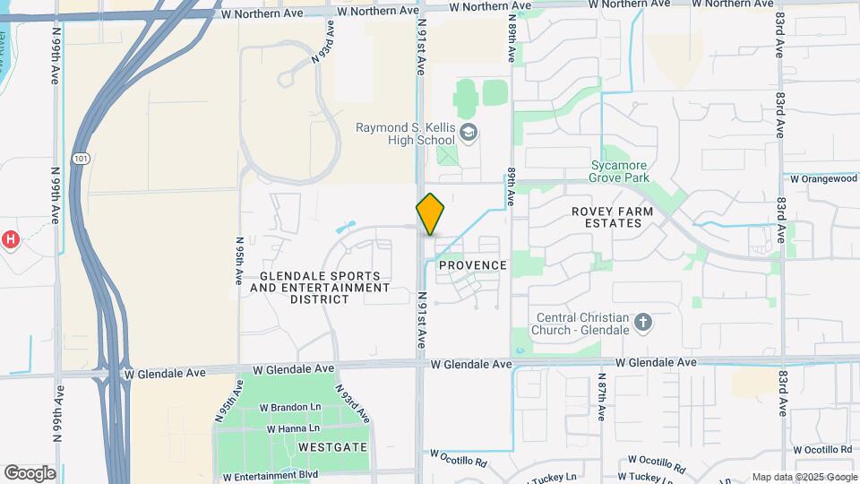 7320 N 90th Ln Map and Location Details