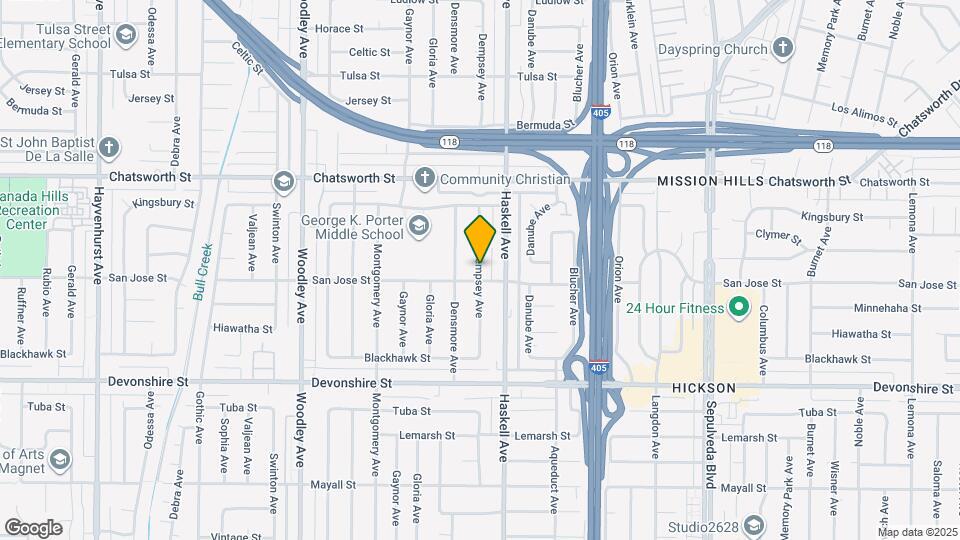 10507 Dempsey Ave Map and Location Details