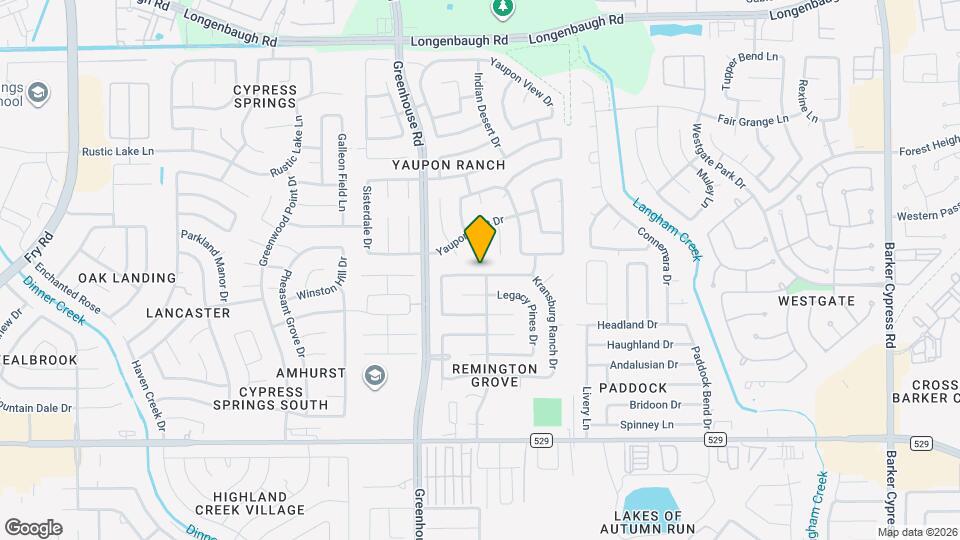 19110 Walbrook Meadows Ln Map and Location Details