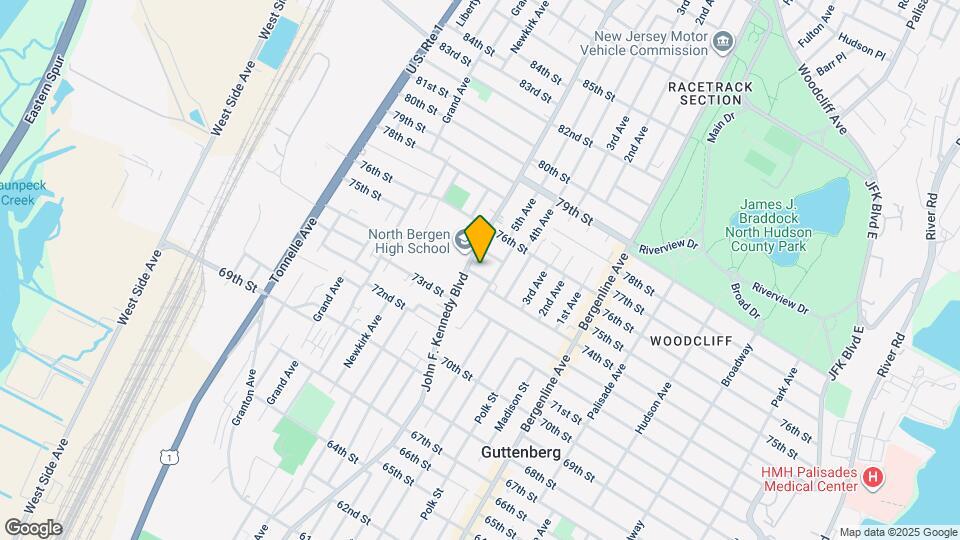 1012 74th St Map and Location Details