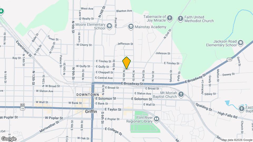 405 E Chappell St Map and Location Details