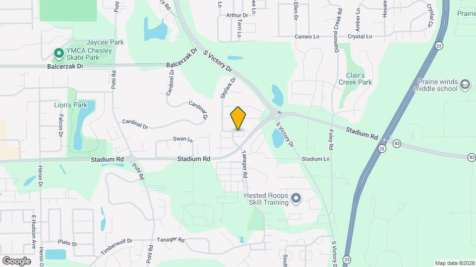 501 E Skylark Trail Map and Location Details