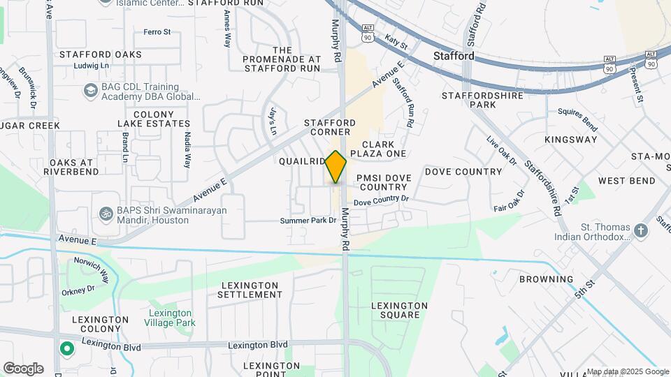 Stafford Oaks Apts. Map and Location Details