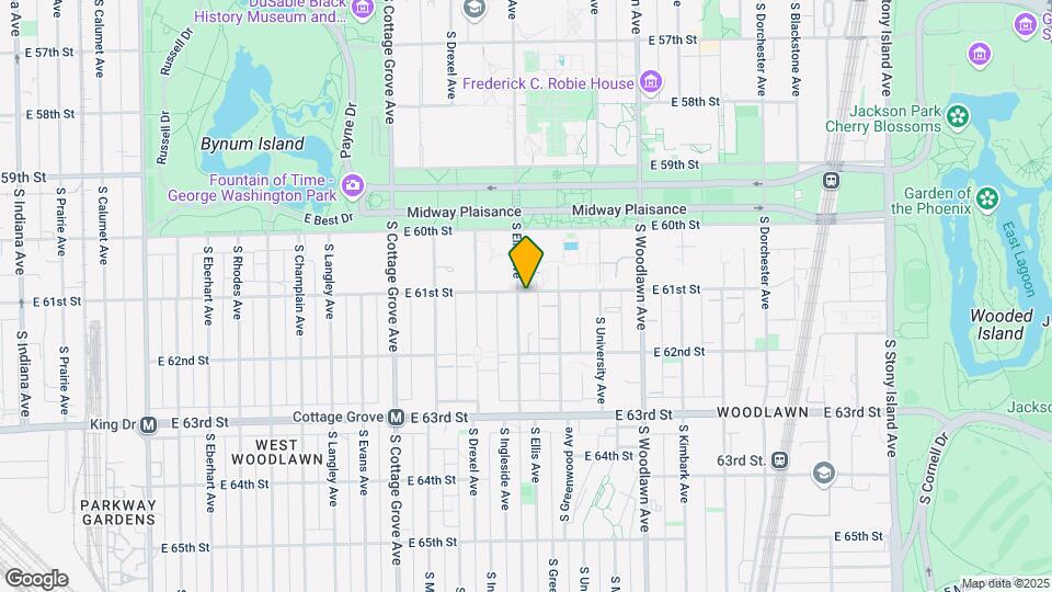 1007 E 61st St Map and Location Details