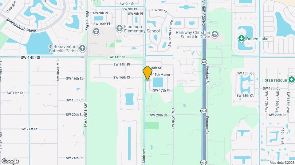 1631 SW 129th Way Mapa y Detalles de la Ubicación