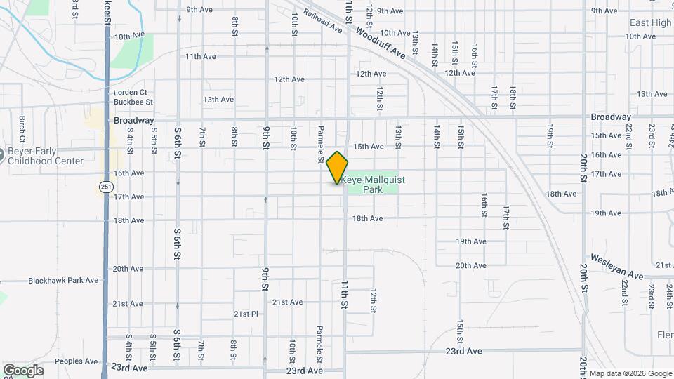 1520 17th Ave Map and Location Details