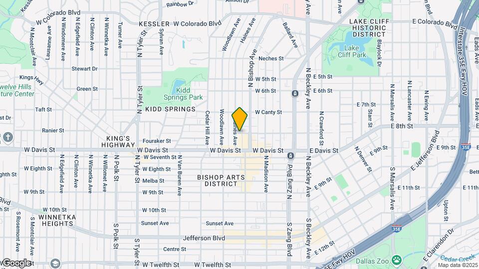 628 Haines Ave Map and Location Details