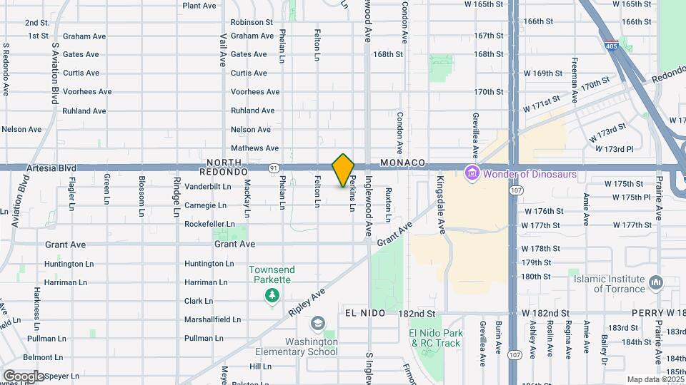 2616 Vanderbilt Ln Map and Location Details