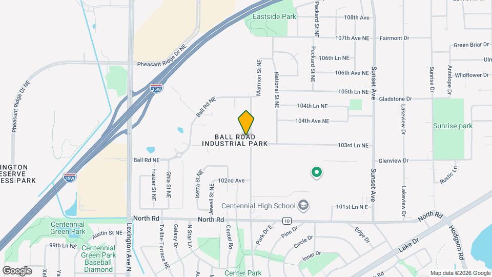 10342 Lever St NE Map and Location Details