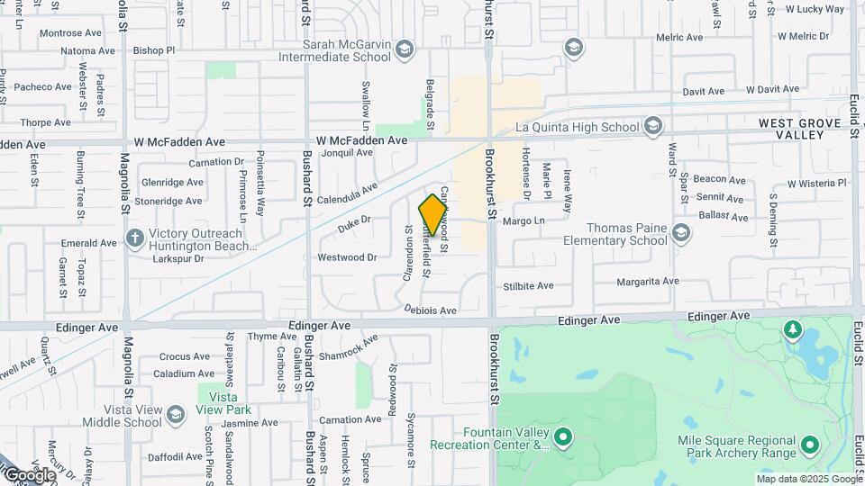 15782 Butterfield St Map and Location Details