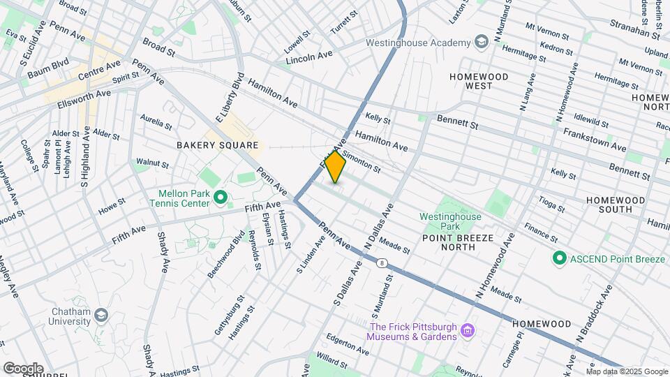 6733 Thomas Blvd Map and Location Details