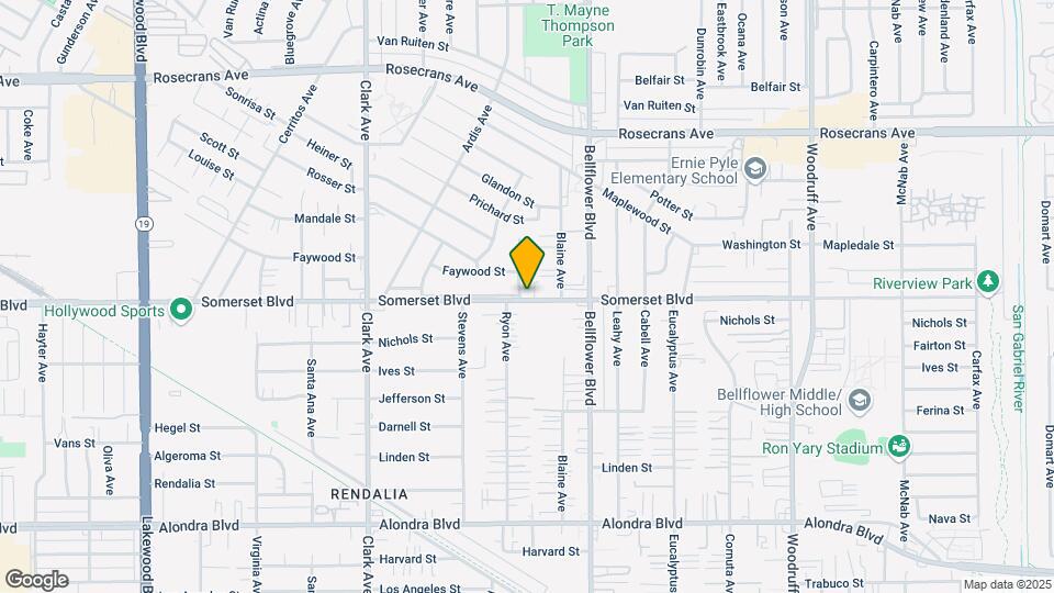 9711 Somerset Blvd Map and Location Details
