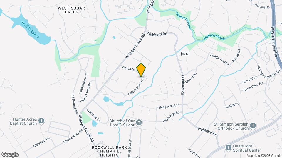 5105 Oak Pasture Ln Mapa y Detalles de la Ubicación