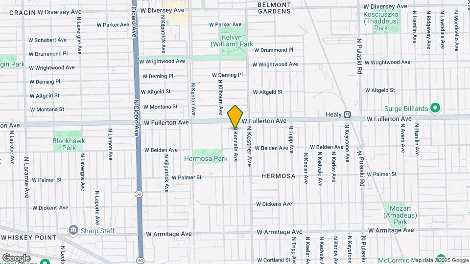 2344 N Kenneth Ave Map and Location Details