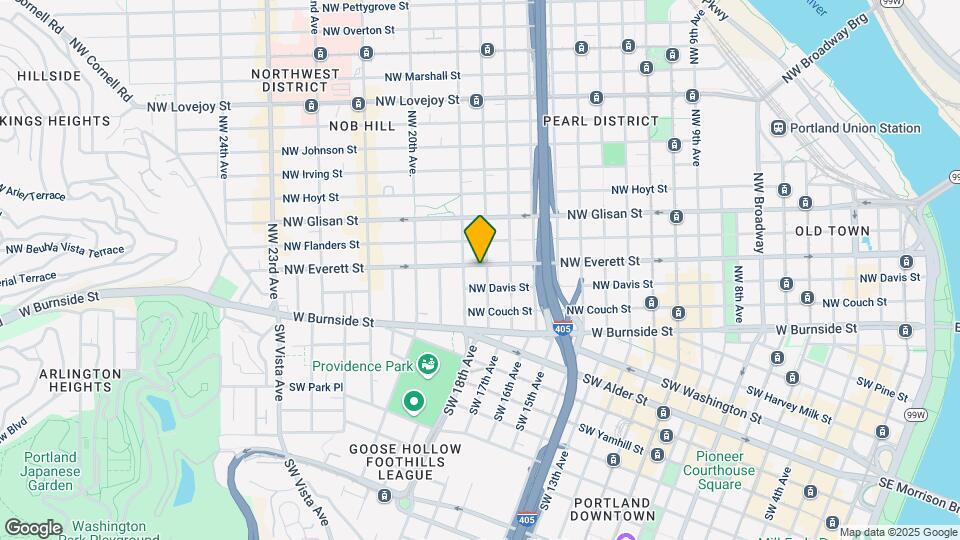 1810 NW Everett St Map and Location Details