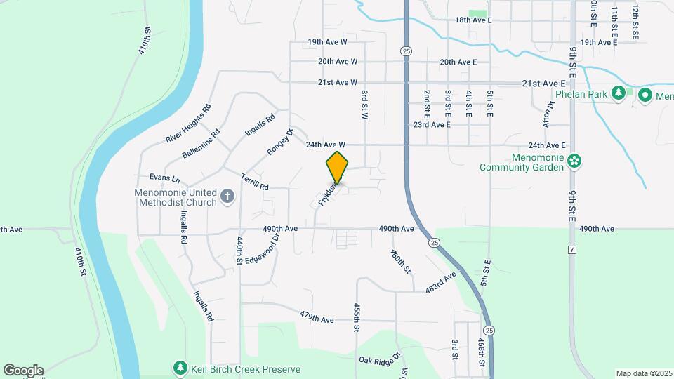 2502 Fryklund Dr Map and Location Details