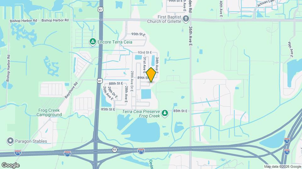 3037 88th St Cir E Map and Location Details