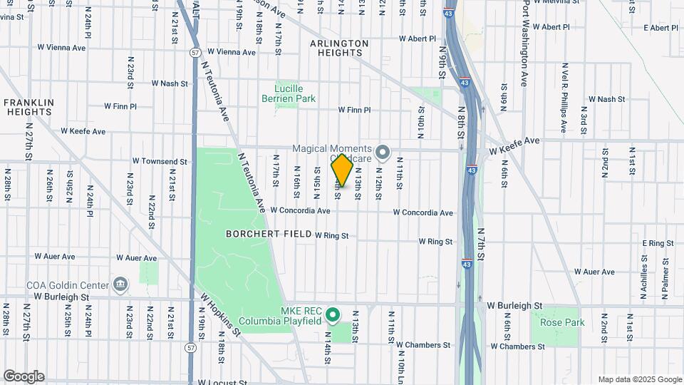 3332-3334-3334 N 14th St Map and Location Details