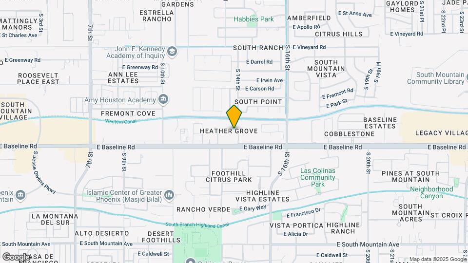 7506 S 14th St Map and Location Details