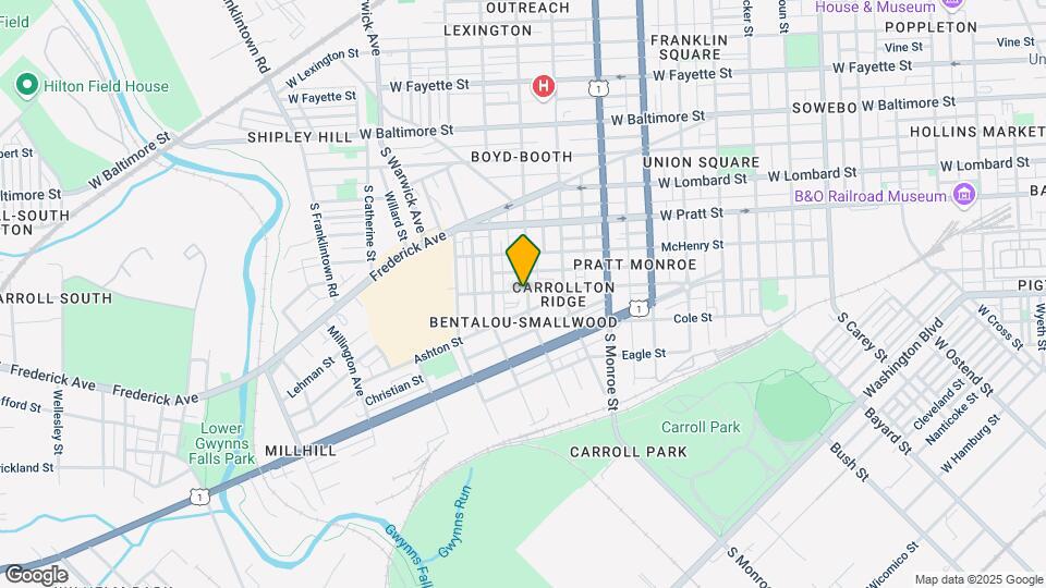 400 S Pulaski St Map and Location Details