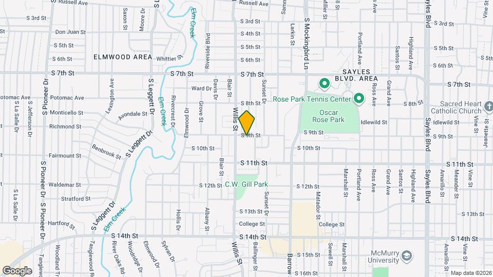 3227 S 9th St Map and Location Details