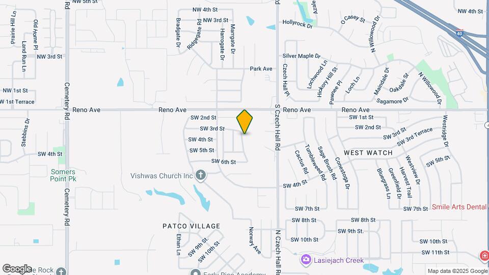 416 Choctaw Gate Dr Map and Location Details