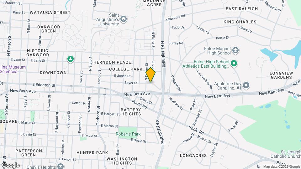 1618 Boyer St Map and Location Details