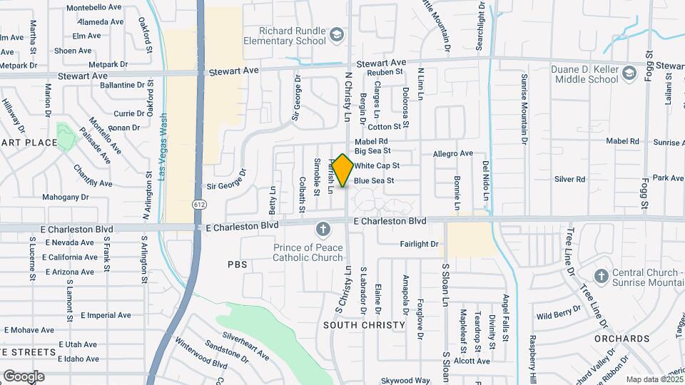71 N Christy Ln Map and Location Details