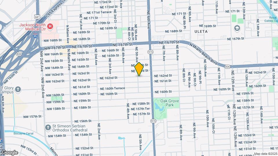 500 NE 162nd St Mapa y Detalles de la Ubicación