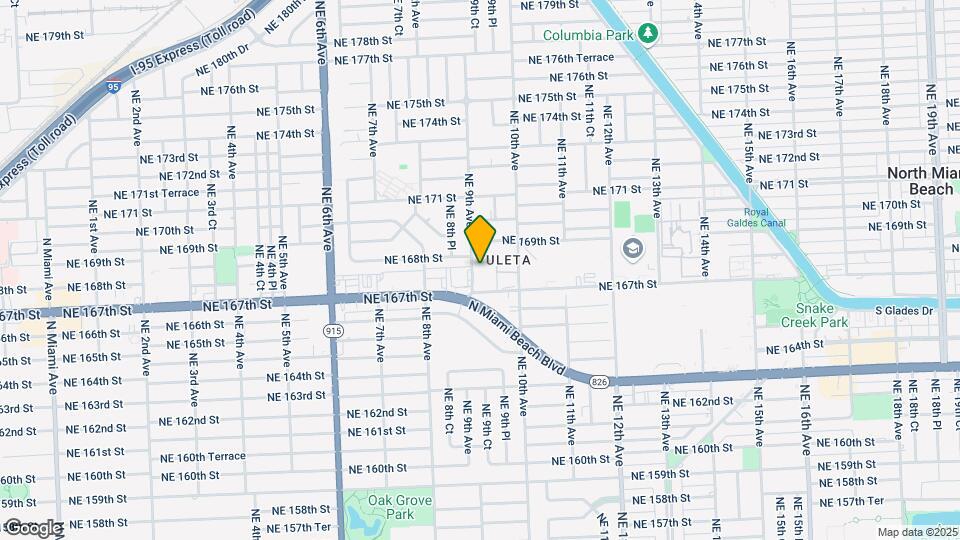 16751 NE 9th Ave Map and Location Details