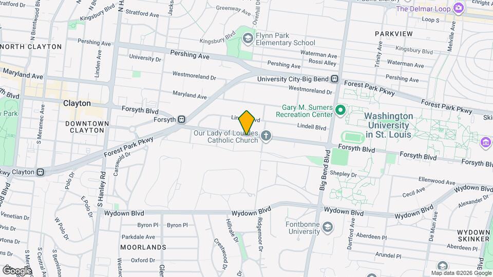 7230 Forsyth Blvd Map and Location Details