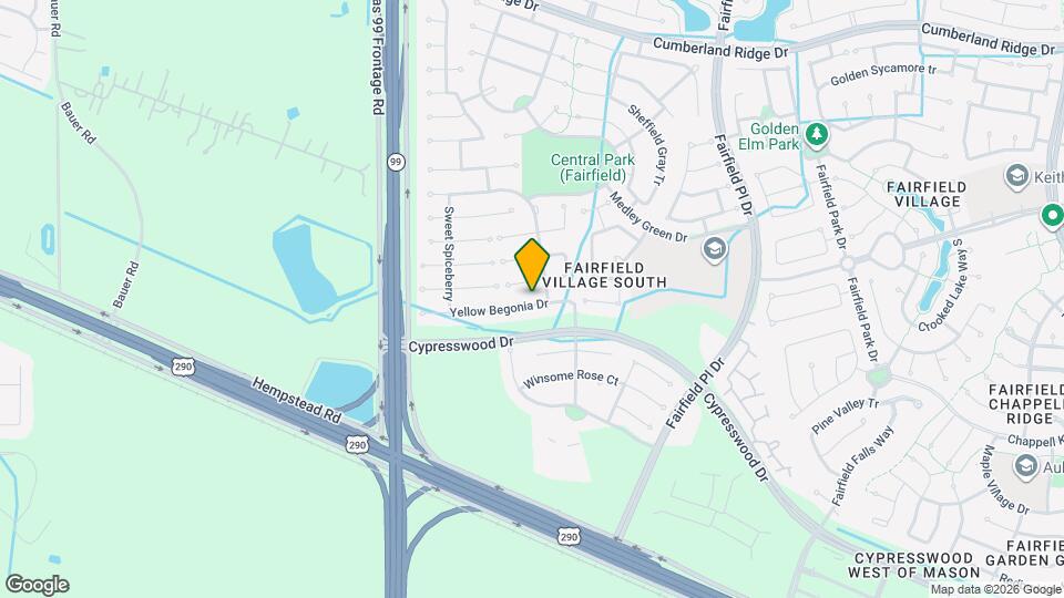 14823 Yellow Begonia Dr Map and Location Details