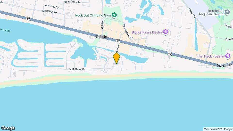 930 Gulf Shore Dr, Unit #23 Map and Location Details