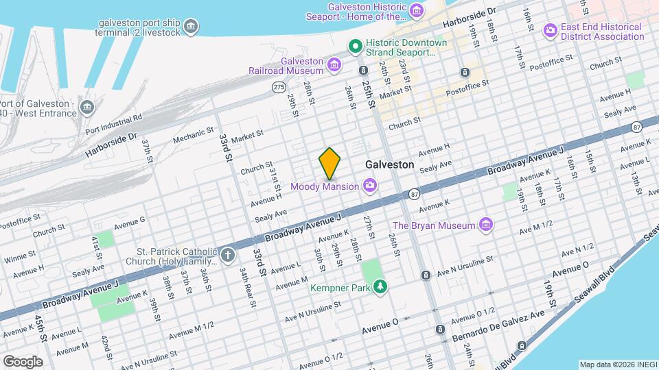 2809 Avenue H Map and Location Details