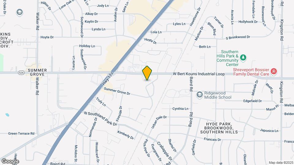 9232 Savanna Dr Map and Location Details