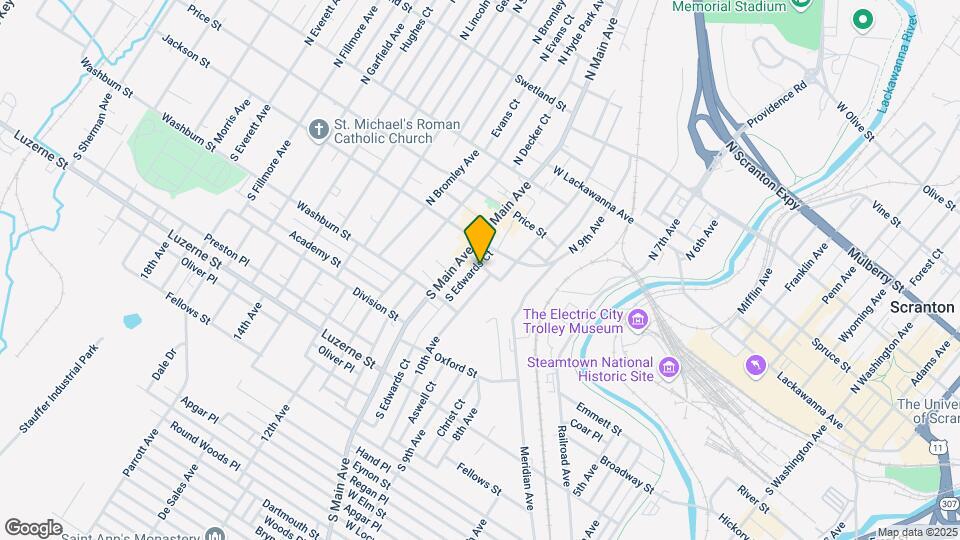 1011 Scranton St Map and Location Details