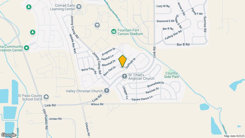 875 Daffodil St Map and Location Details