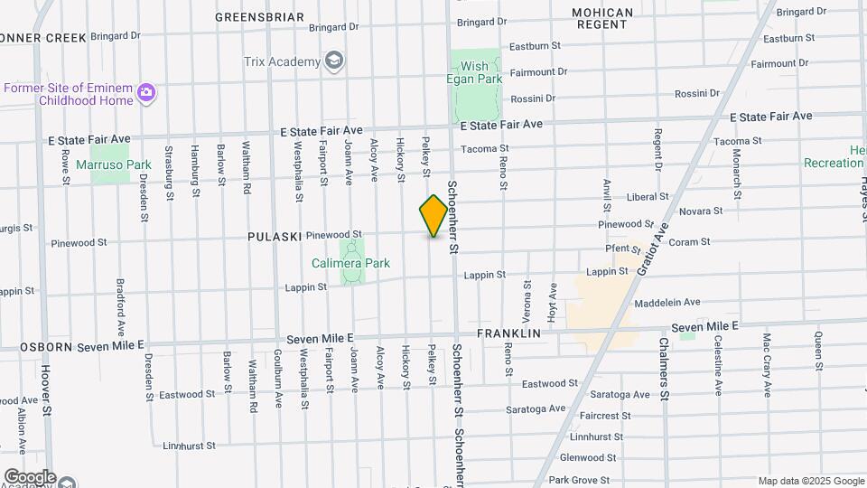 19376 Pelkey St Map and Location Details