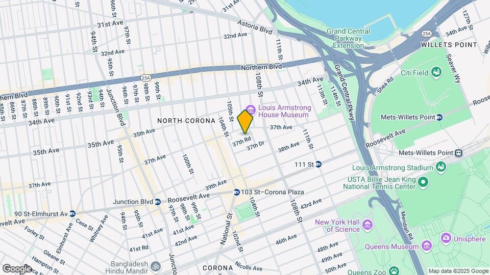 104-33 37th Rd Map and Location Details