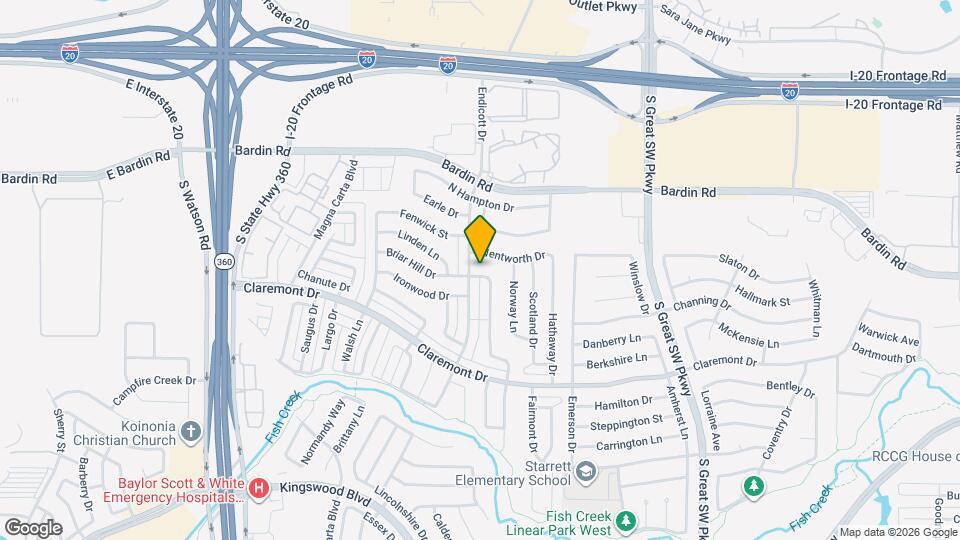 2758 Briar Hill Dr Map and Location Details