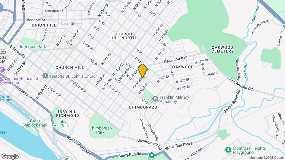 819 Chimborazo Blvd Map and Location Details